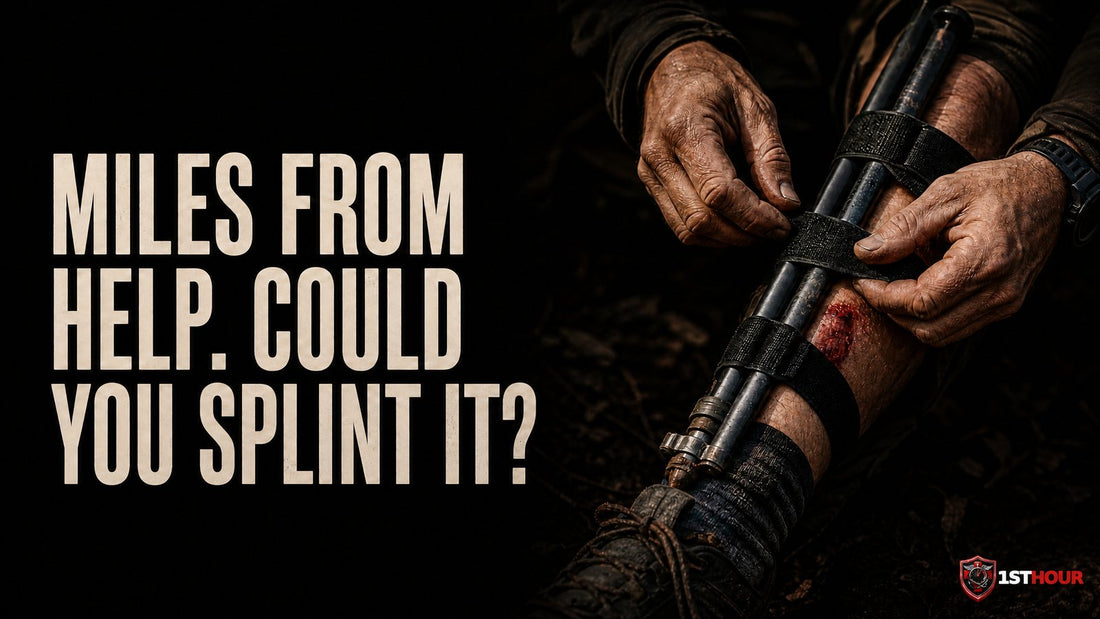 How to Splint a Broken Bone When Help Is Far Away